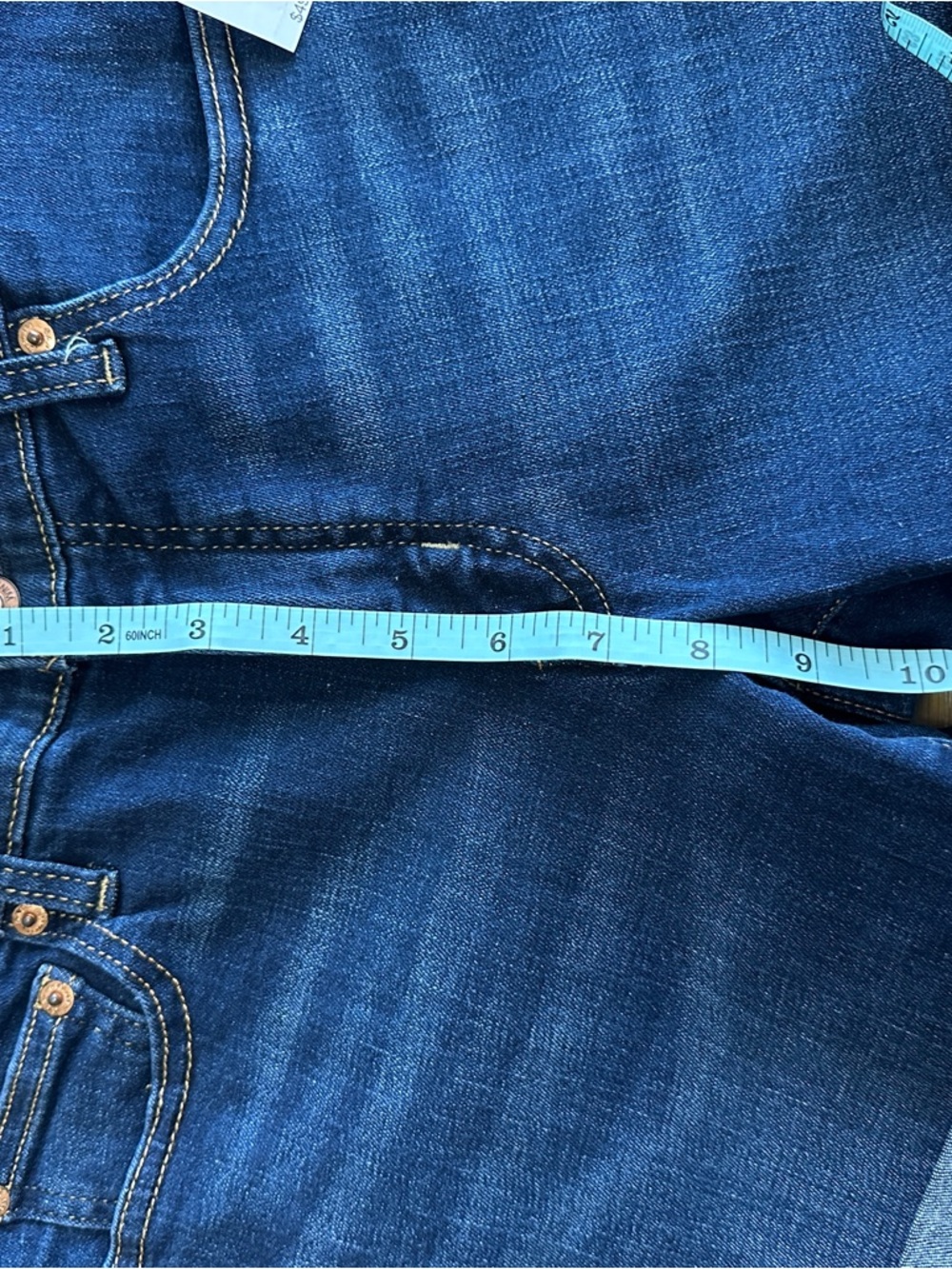 GAP Dark Indigo Rolled-Hem Denim Shorts - Picture 7 of 7